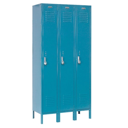 Global Industrial 45 in W, 18 D, 78 in H, Blue 652073BL